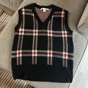 Black sweater vest